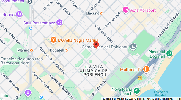 Mapa de ubicación de Clínica Primera Dental